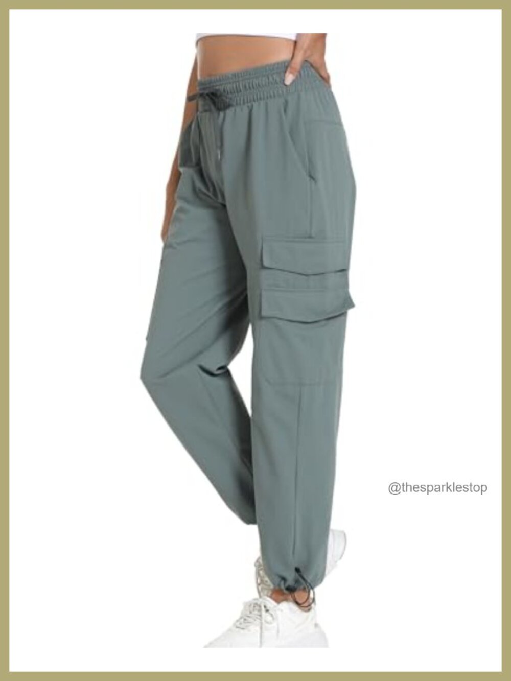 Women's Hiking Cargo Joggers Pants 4 Pockets Lightweight Quick Dry